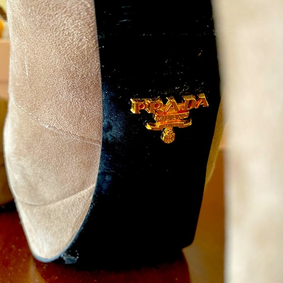 Prada Bambu suede booties Size 8 - Picture 8 of 12